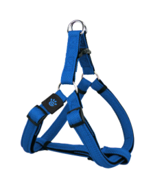 Doco Puffy Mesh Step-In Harness-Turquoise (Color: Turquoise, Size: 3/4 x 21-30in)