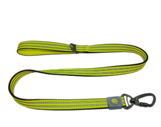 Doco Vario Leash With Reflective Thread 6Ft-Safety Lime (Color: Safety Lime, Size: 5/8 x 6ft)