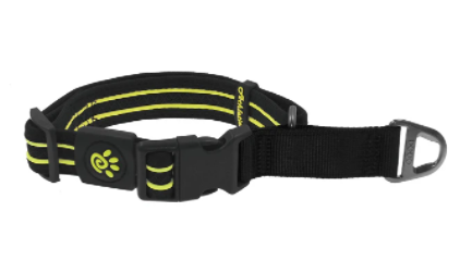 Doco Solar Mesh Training Collar-Black (Color: Black, Size: 1 x 15-19.5'')