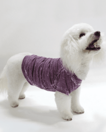 Doggy Tee-Plum (Size: Large)