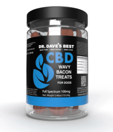 CBD 100mg Pet Treats (Flavor: Cheesy Bacon)