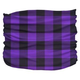 Buffalo Plaid Purple Pup Scruff (Size: 2XL)