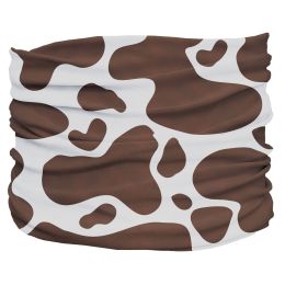 Cowhide Brown Pup Scruff (Size: 2XL)