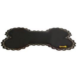 Waterproof Anti-skid Dog Food Mat (Color: Black)