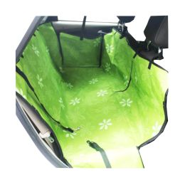 Waterproof Pet Car Rear Seat Cover (Color: Green)