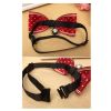 Bowtie Small Dog Collar with Bell