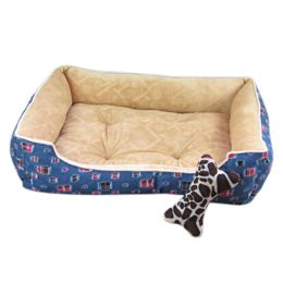 Small Fashion Dog Bed (Color: Beige)