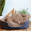 Detachable Cushion Oval Small Dog Bed