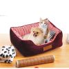 Detachable Cushion Small Pet Bolster Bed