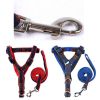 Denim Harness and Leash for Small Dogs and Puppies (6LB)