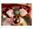 Dog Accessory Bow with Bell