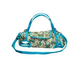Fashion Pet Carrier Messenger Bag (Style: Flowers)