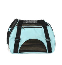 Foldable Soft Small Dog Carrier Tote Bag (Color: Blue)