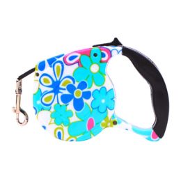 5m Long Retractable Leash (Style: Flowers)