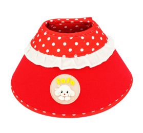 Candy Color Elizabeth Protective Collar (Color: Red/medium)