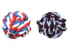 2 Pcs Knot Rope Ball Dog Toy