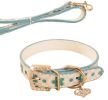 Rhinestone Small Dog Collar & Leash