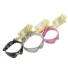 Rhinestone Decorated Adjustable Dog Collar(Fit 21~26cm neck)