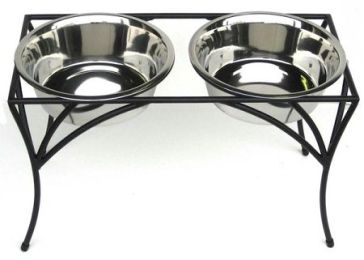 Arbor Double Diner Raised Feeder (Size: Large)