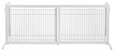 Large Cool Breeze Freestanding Pet Gate (Size: Tall)